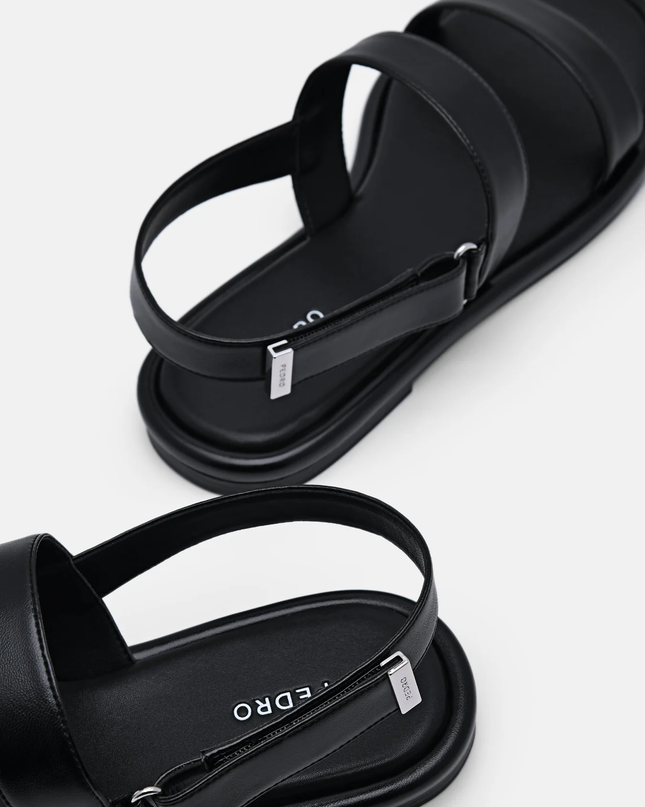 Rhessi Slingback Sandals - Black