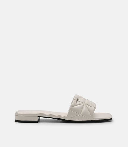 Bianca Sandals in Pixel - Chalk