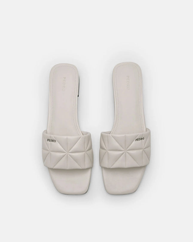 Bianca Sandals in Pixel - Chalk