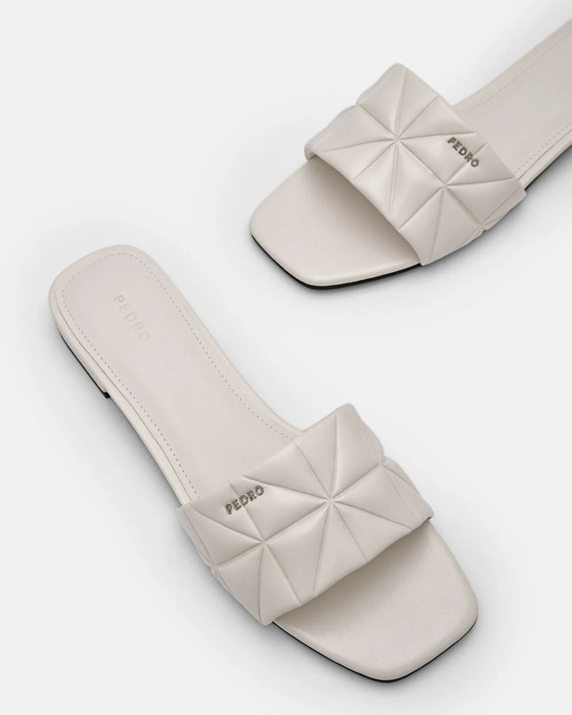 Bianca Sandals in Pixel - Chalk