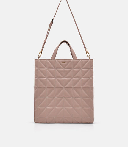 PEDRO Studio Kayla Leather Tote Bag in Pixel - Nude