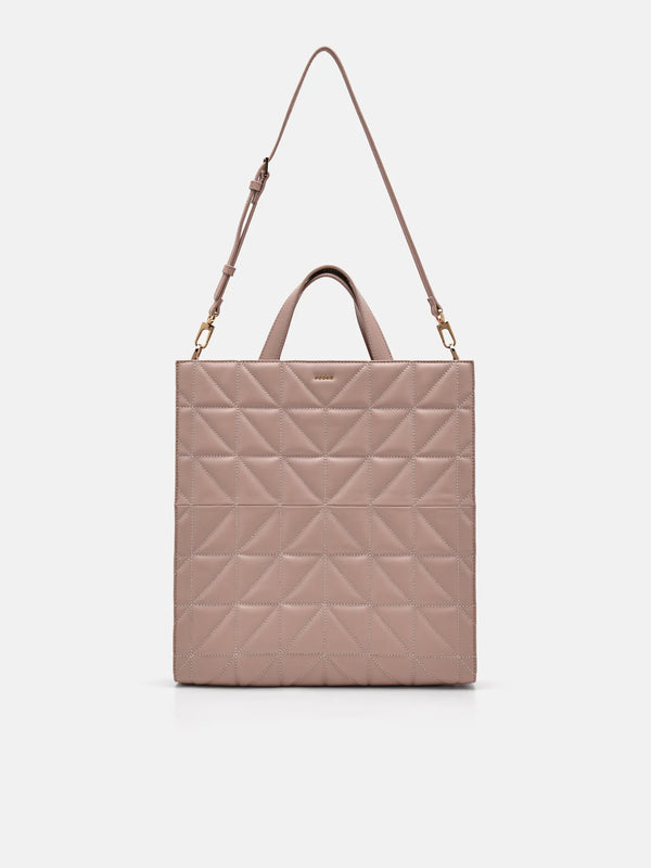 PEDRO Studio Kayla Leather Tote Bag in Pixel - Nude