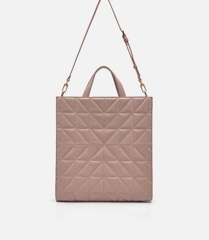 PEDRO Studio Kayla Leather Tote Bag in Pixel - Nude