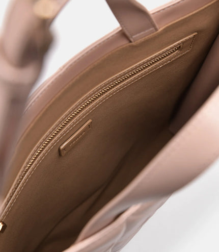 PEDRO Studio Kayla Leather Tote Bag in Pixel - Nude