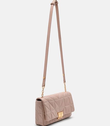 PEDRO Studio Leather Shoulder Bag in Pixel - Nude