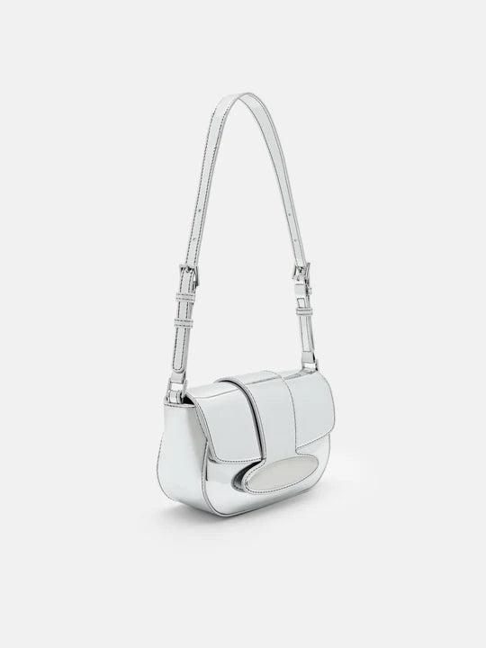 Dione Mini Shoulder Bag - Silver