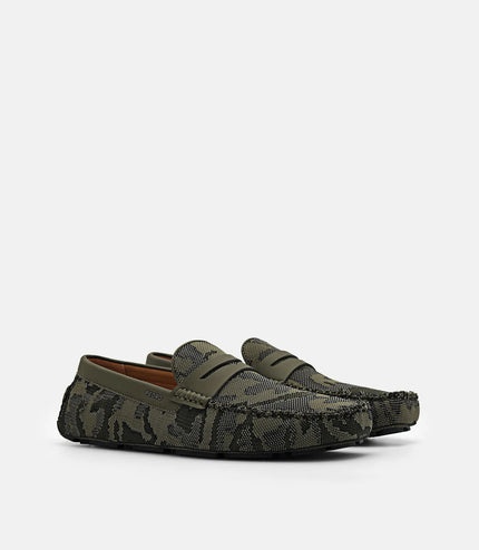 Fabric Penny Driving Shoes - Multi