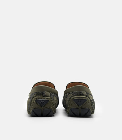 Fabric Penny Driving Shoes - Multi