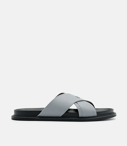 PEDRO Icon Cross Sandals - Grey