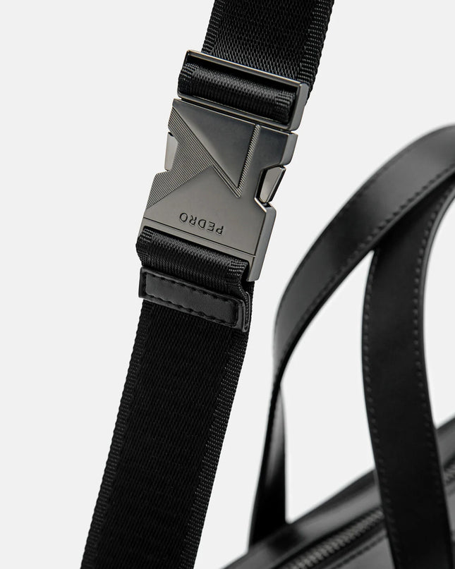 Allen Leather Briefcase - Black