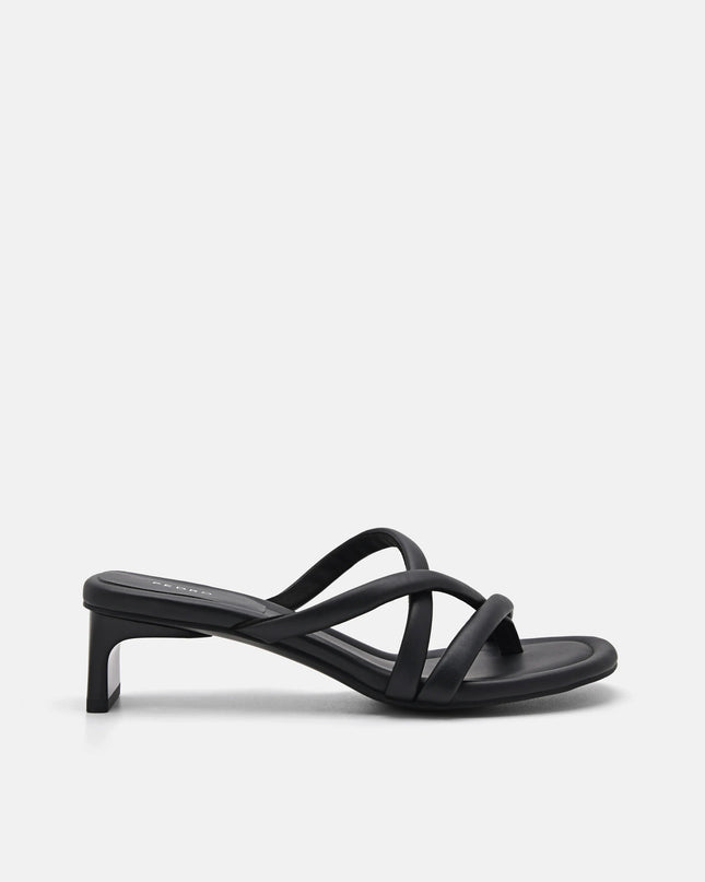 Izzie Heel Sandals - Black