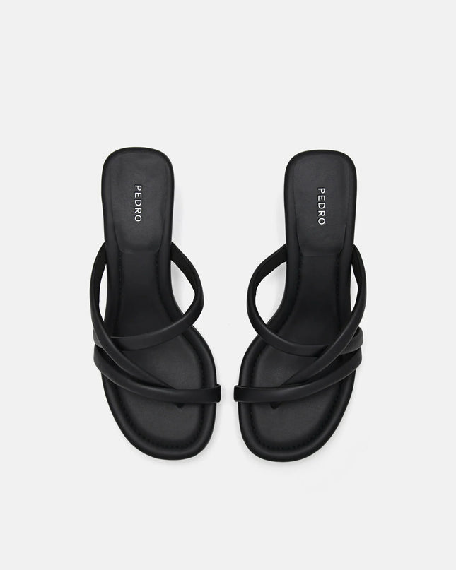 Izzie Heel Sandals - Black