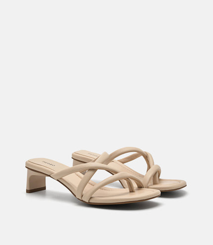 Izzie Heel Sandals - Sand