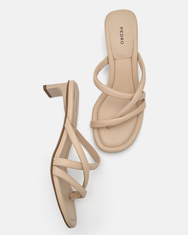 Izzie Heel Sandals - Sand