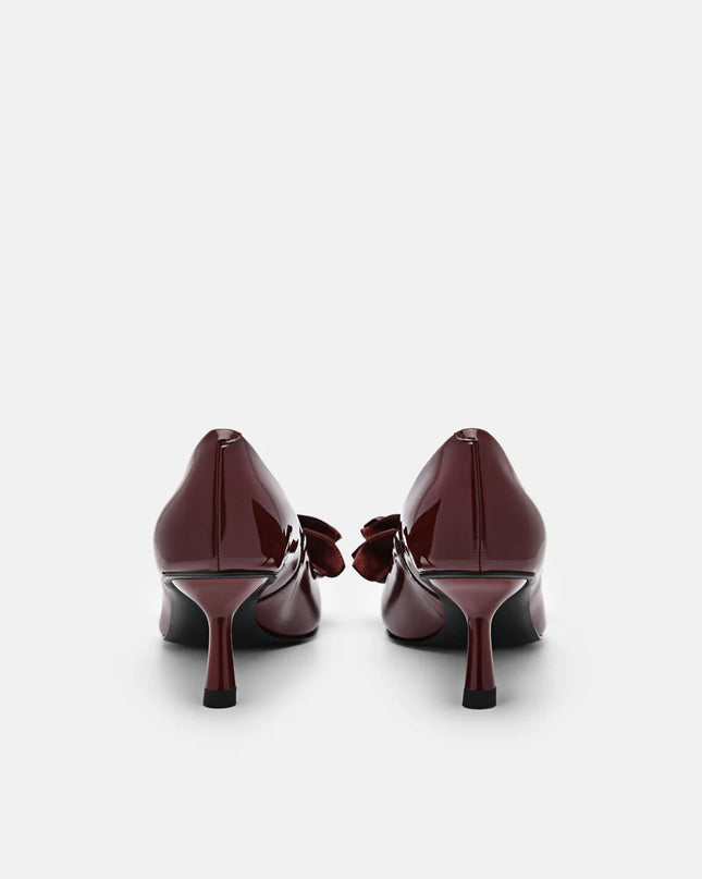 Stella Heel Pumps - Wine