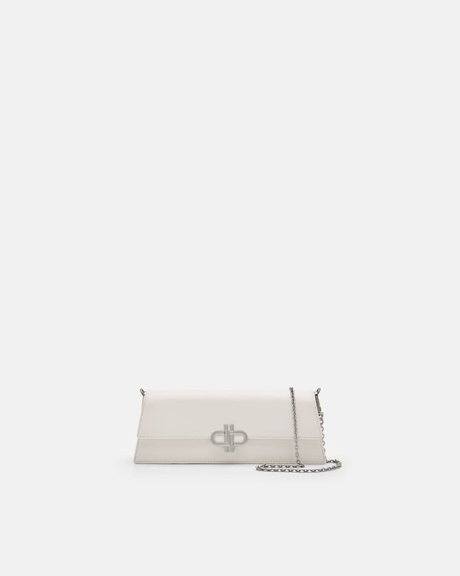 PEDRO Icon Leather Clutch Bag - Chalk