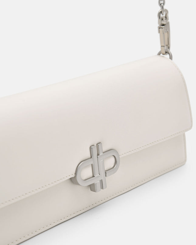 PEDRO Icon Leather Clutch Bag - Chalk