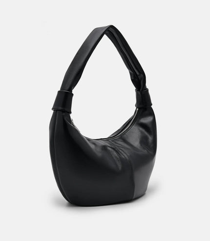 PEDRO Icon Leather Hobo Bag - Black