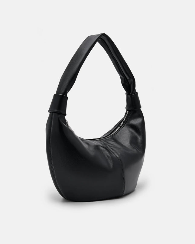 PEDRO Icon Leather Hobo Bag - Black