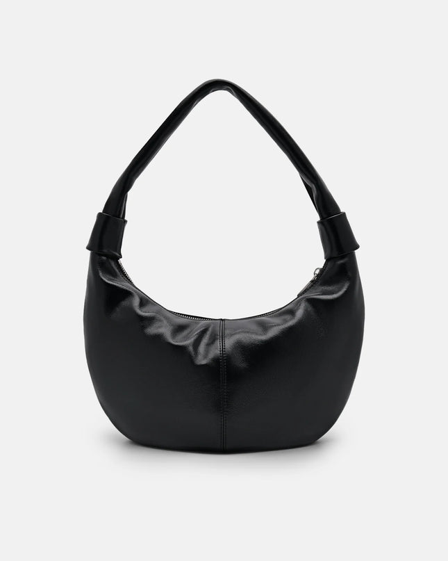 PEDRO Icon Leather Hobo Bag - Black