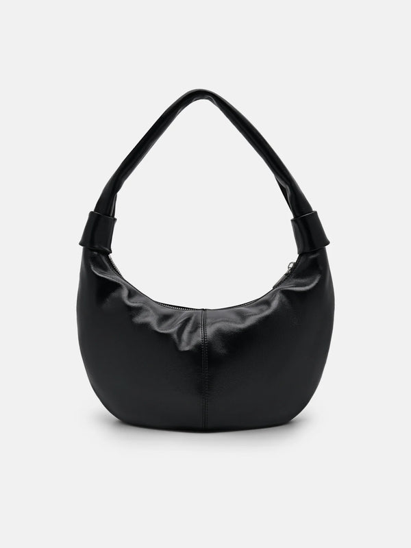 PEDRO Icon Leather Hobo Bag - Black