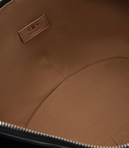 PEDRO Icon Leather Hobo Bag - Black