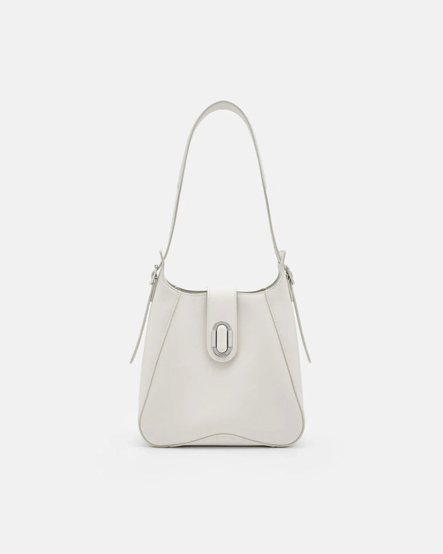 PEDRO Studio Rift Leather Hobo Bag - Chalk