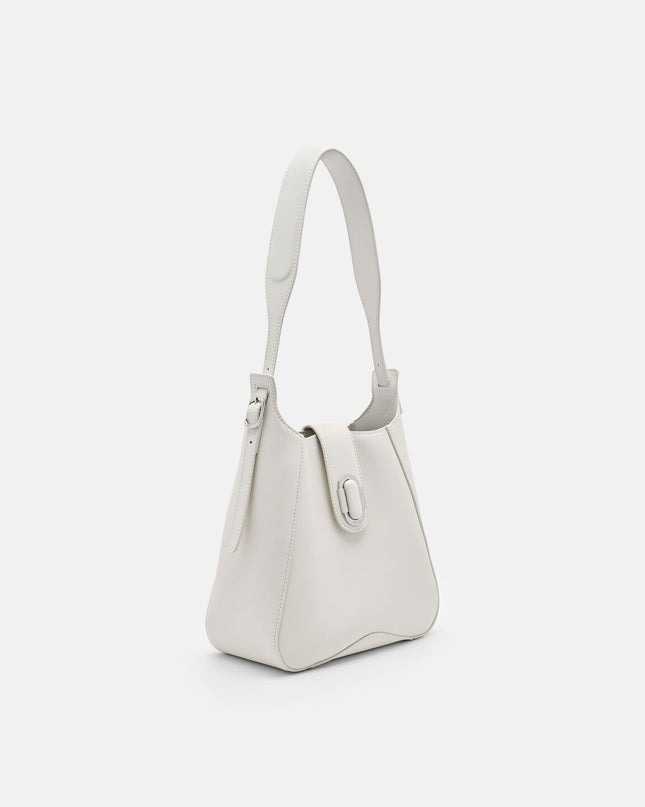 PEDRO Studio Rift Leather Hobo Bag - Chalk