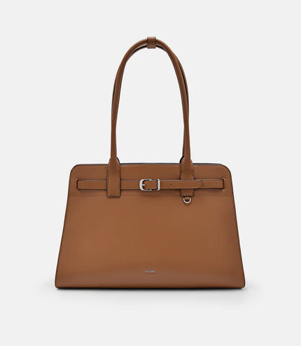 PEDRO Studio Phoebe Leather Tote Bag - Cognac