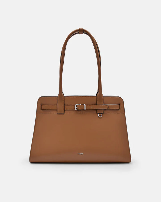 PEDRO Studio Phoebe Leather Tote Bag - Cognac