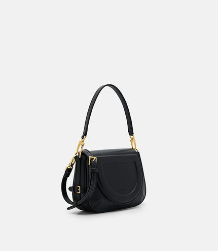 Edita Mini Shoulder Bag - Black