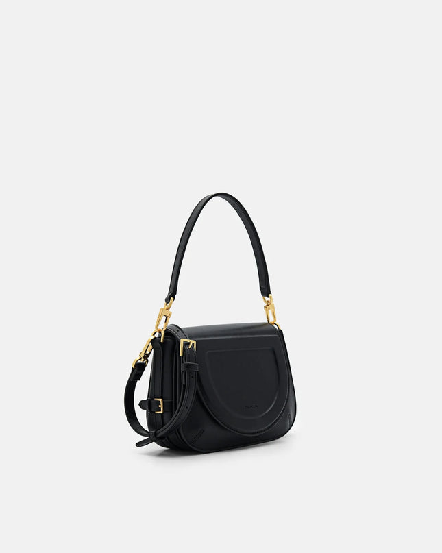 Edita Mini Shoulder Bag - Black