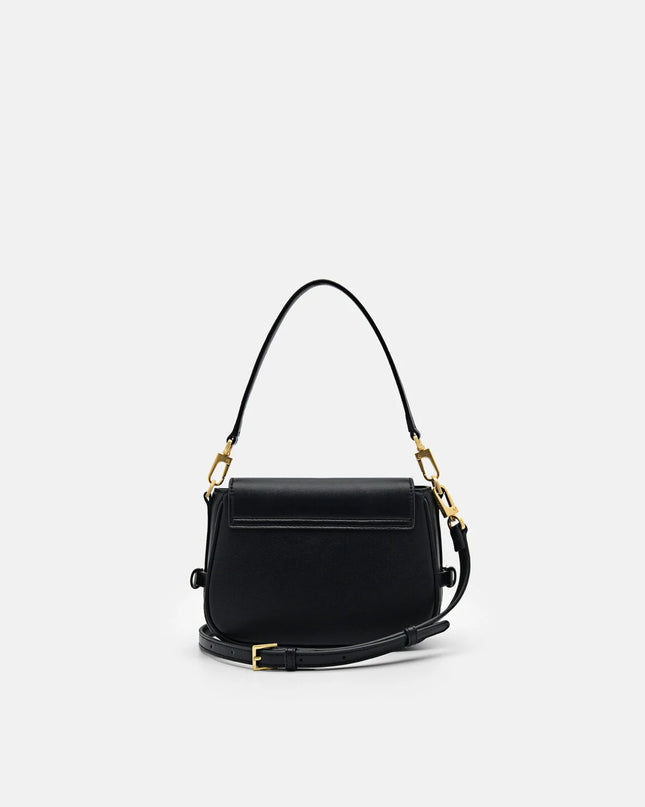 Edita Mini Shoulder Bag - Black