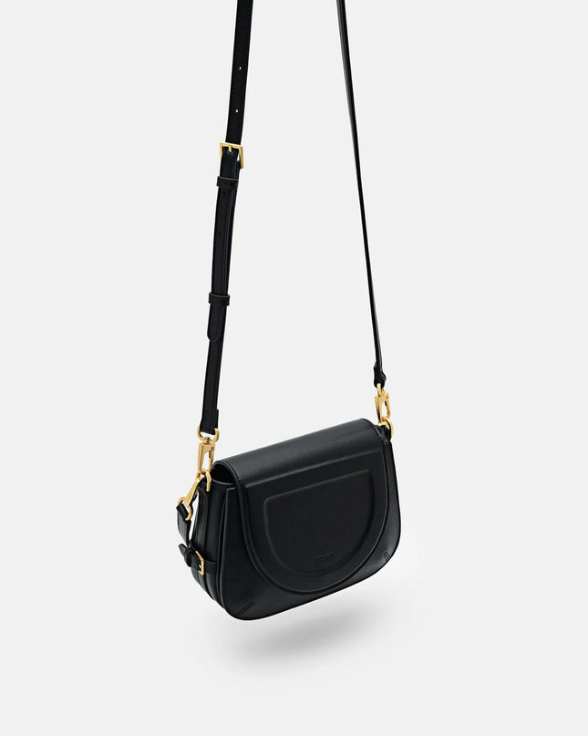 Edita Mini Shoulder Bag - Black