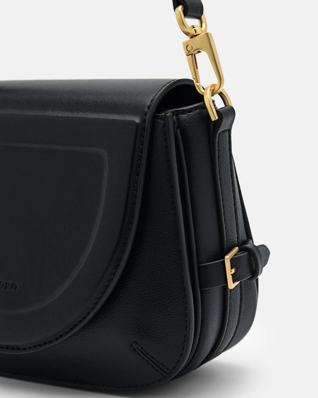 Edita Mini Shoulder Bag - Black