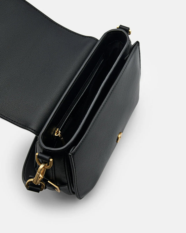 Edita Mini Shoulder Bag - Black