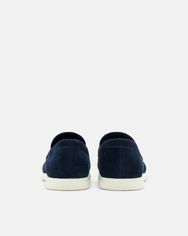Oliver Leather Loafers - Navy