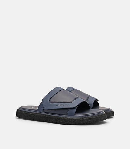 Slide Sandals - Navy