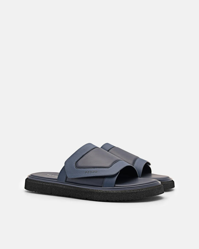 Slide Sandals - Navy