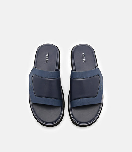 Slide Sandals - Navy