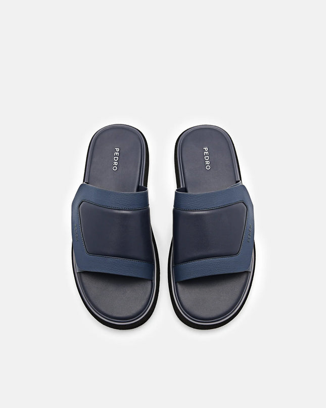 Slide Sandals - Navy
