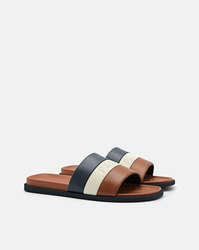 Banded Slide Sandals - Multi