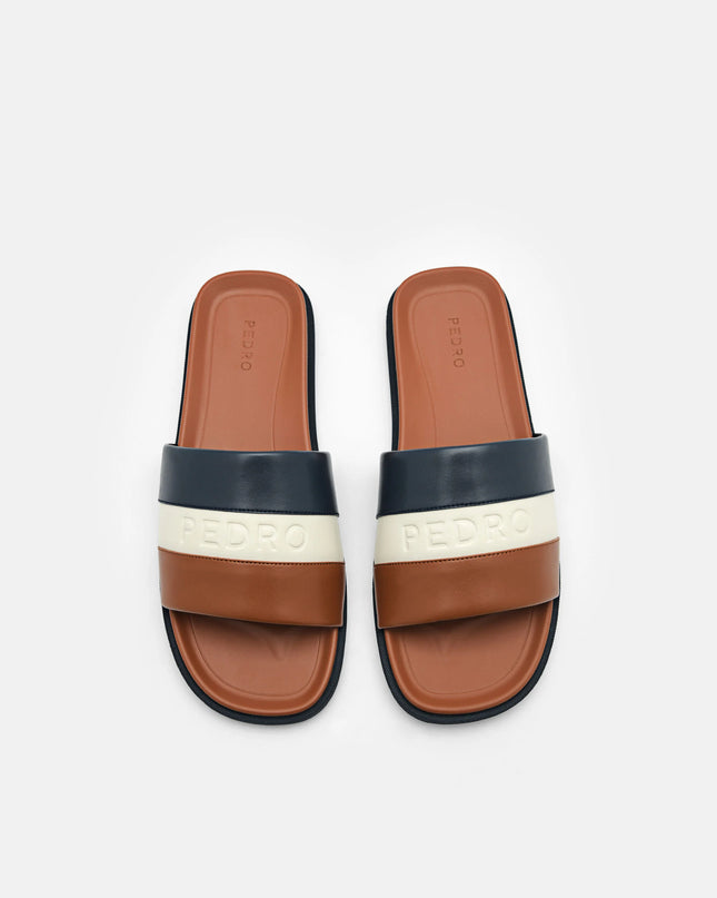 Banded Slide Sandals - Multi