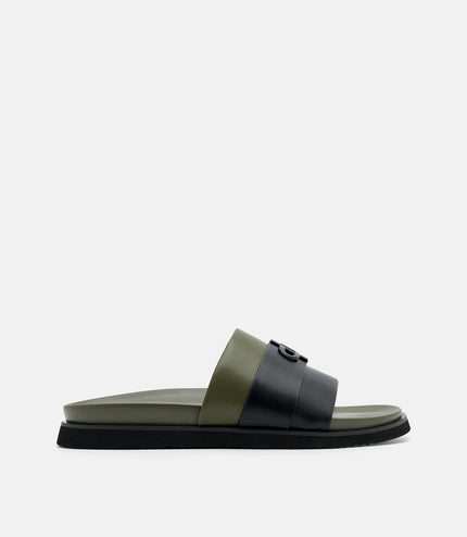 PEDRO Icon Slide Sandals - Military Green