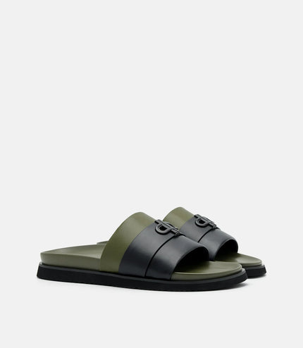 PEDRO Icon Slide Sandals - Military Green
