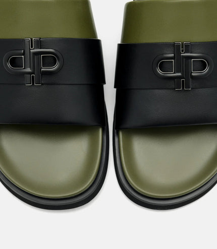 PEDRO Icon Slide Sandals - Military Green