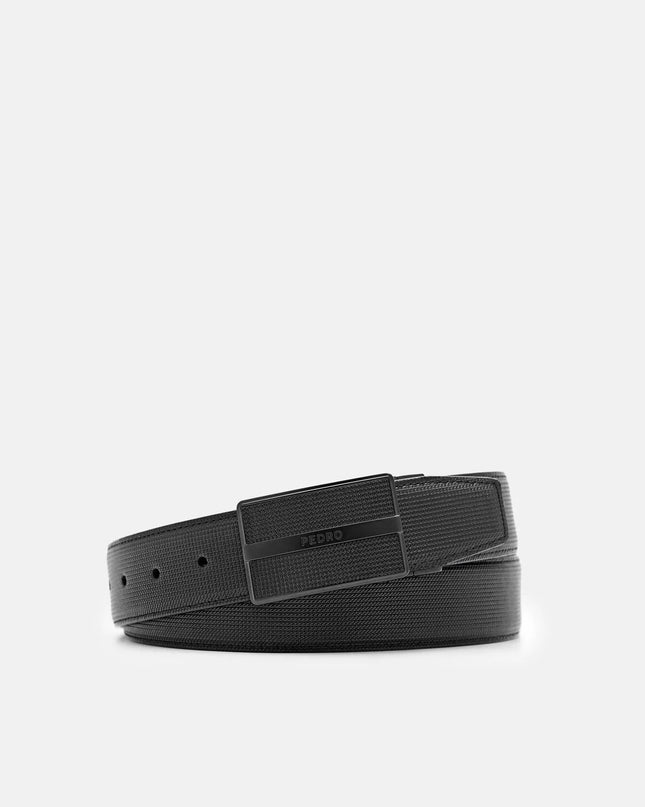 Reversible Leather Tang Belt