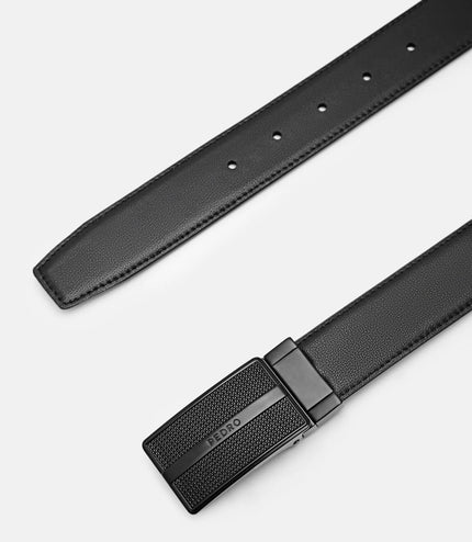 Reversible Leather Tang Belt