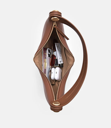 PEDRO Icon Leather Shoulder Bag - Brown