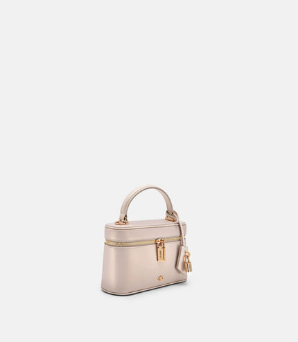 Ari Leather Shoulder Bag - Champagne